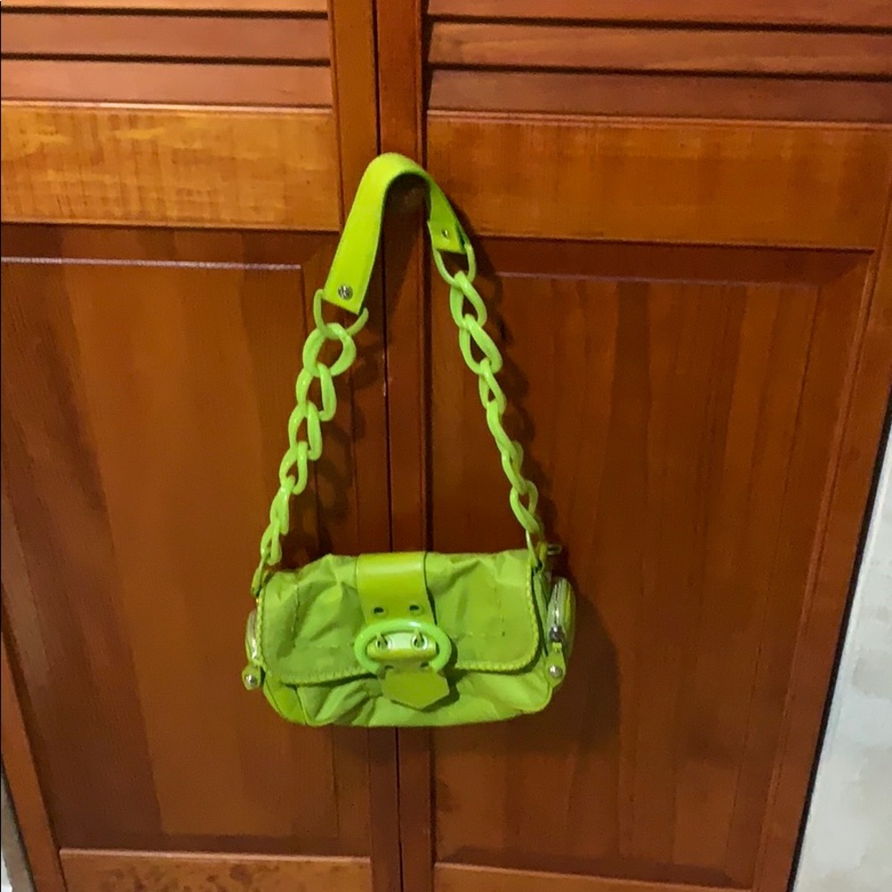 🎀Francesco Biasia Lime Green Mini Shoulder Bag